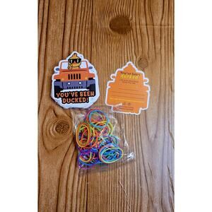 You've Been Ducked tag set for Jeep owners rubber duck accessory gift w elastics